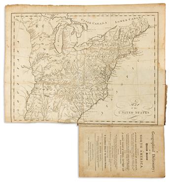 (GEOGRAPHY.) Joseph Scott. A Geographical Dictionary; of the United States of North America.